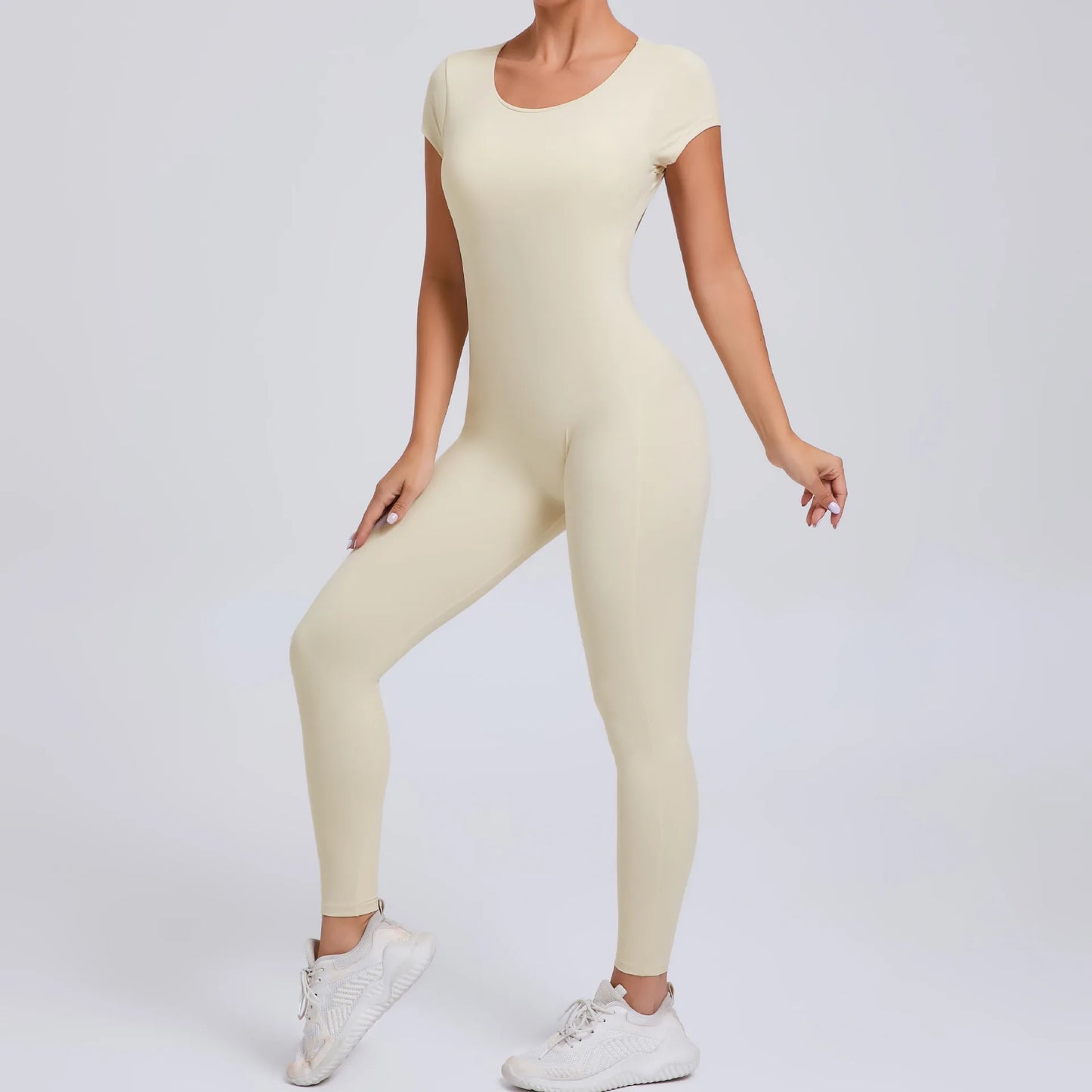 Gym Jumpsuits - Athletic Jumpsuit for Women High-Elasticity Romper for Peak Performance