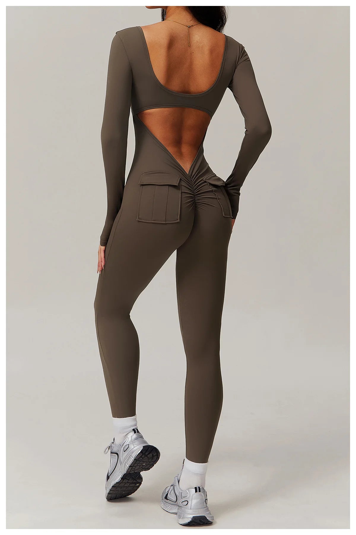 Gym Jumpsuits - Cargo Pocket Gym Jumpsuit for Intense Workouts