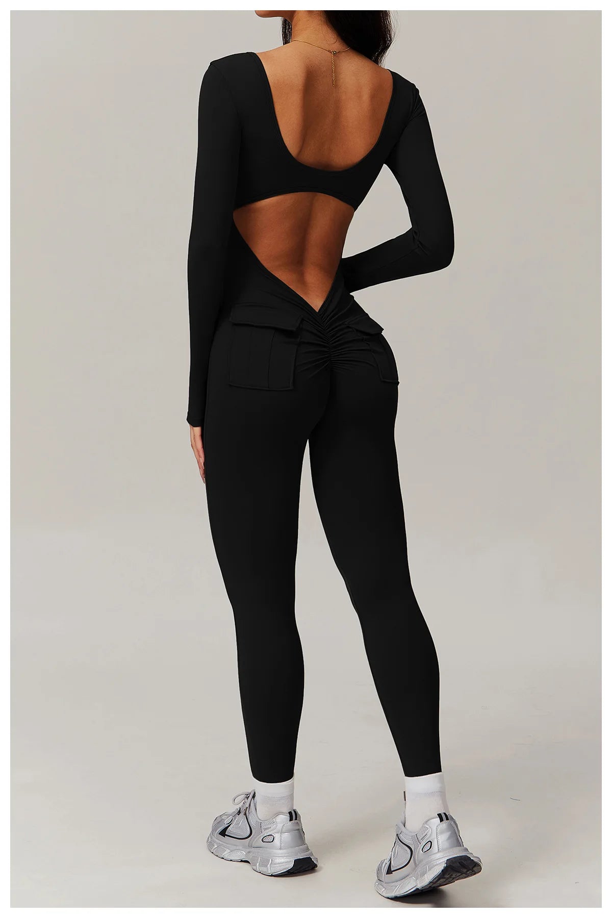 Gym Jumpsuits - Cargo Pocket Gym Jumpsuit for Intense Workouts