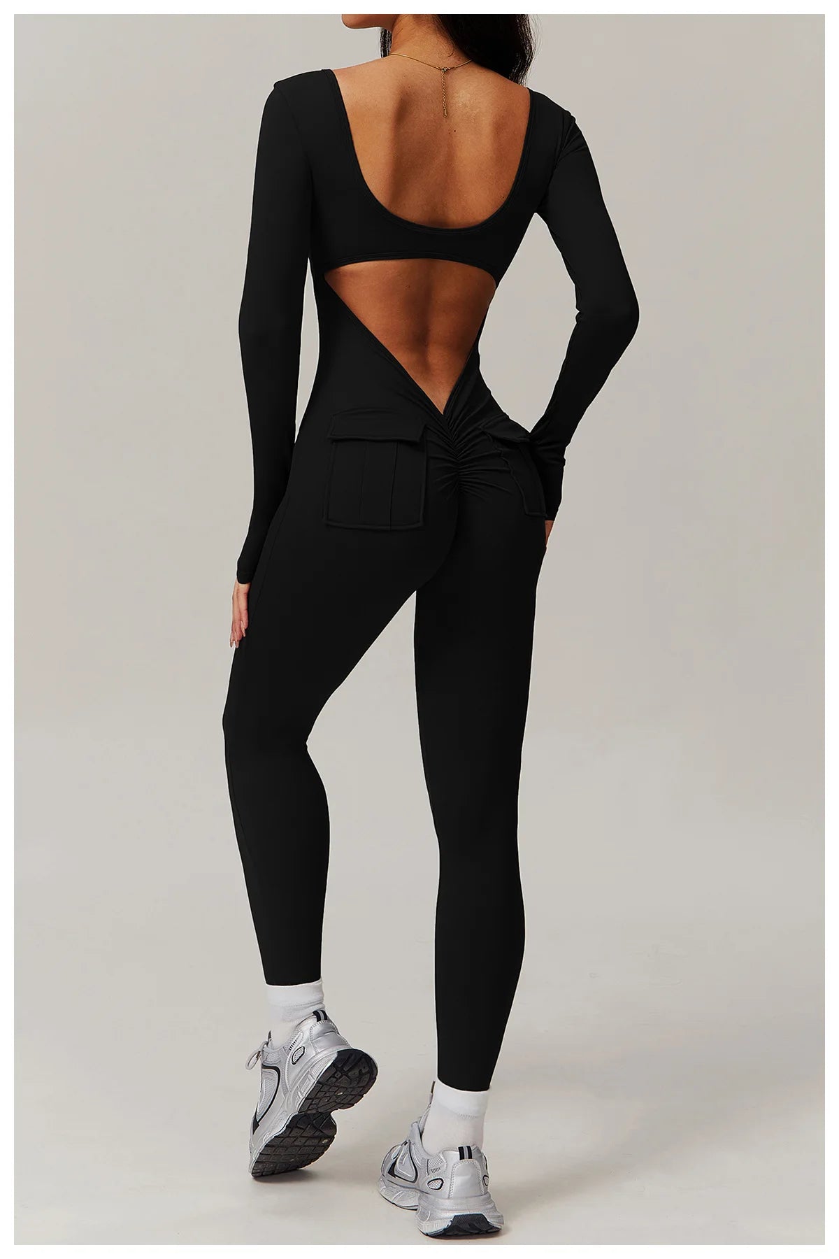 Gym Jumpsuits - Cargo Pocket Gym Jumpsuit for Intense Workouts