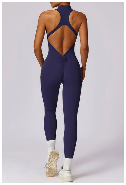 Gym Jumpsuits - High-Performance Yoga Jumpsuit for Women - Workout Outfit