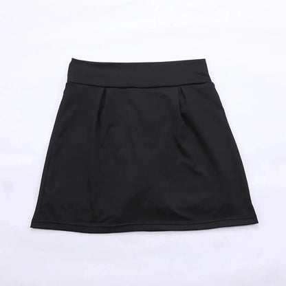 Sporty High-Waisted Skirt-Shorts for Women's Workouts