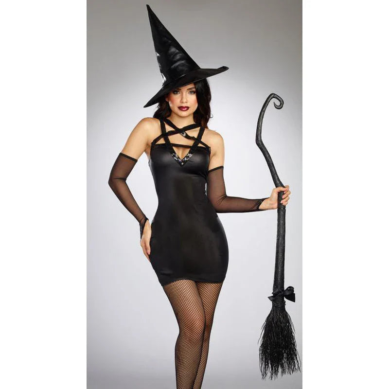 Halloween Costumes- Bewitching Halloween Witch Costume for Halloween & Cosplay Events- - Chuzko Women Clothing