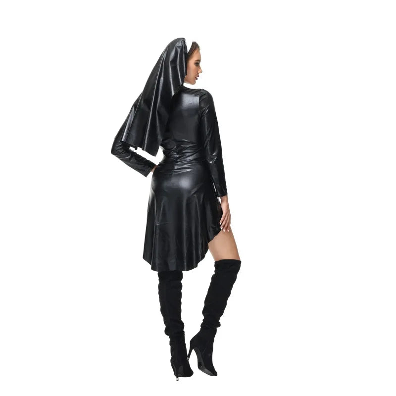 Halloween Costumes- Daring Nun Costume – Perfect for Halloween- - Chuzko Women Clothing