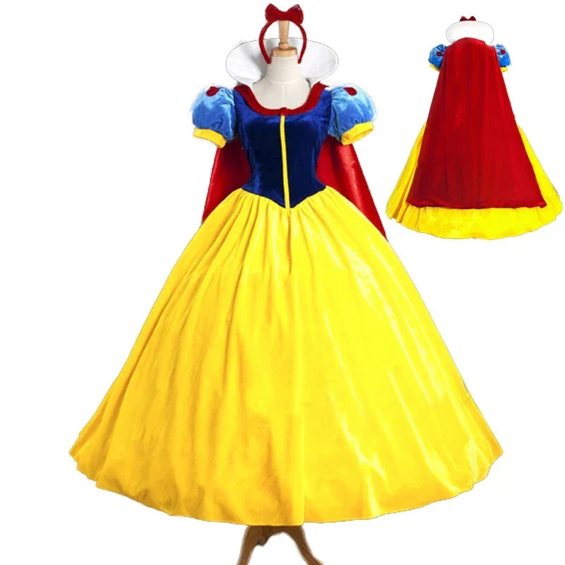 Halloween Costumes- Snow White and the Seven Dwarfs - Fairy Tale Princess Gown- Princess Dress- Chuzko Women Clothing