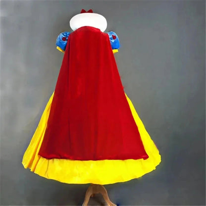 Halloween Costumes- Snow White and the Seven Dwarfs - Fairy Tale Princess Gown- - Chuzko Women Clothing