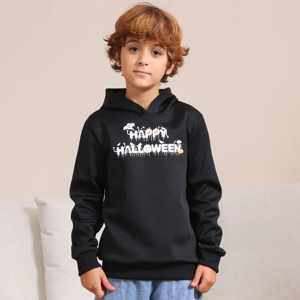 Halloween Hoodies- Ghostly Gathering Comfy Hoodies for the Whole Family- - Pekosa Women Fashion