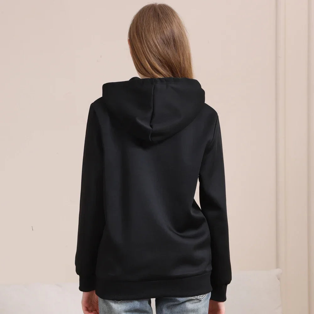 Halloween Hoodies- Ghostly Gathering Comfy Hoodies for the Whole Family- - Pekosa Women Fashion