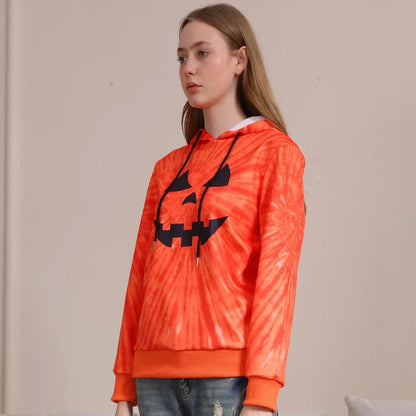 Halloween Hoodies- Jack-o'-Lantern Jubilee Pumpkin Family Hoodies for Halloween- - Pekosa Women Fashion