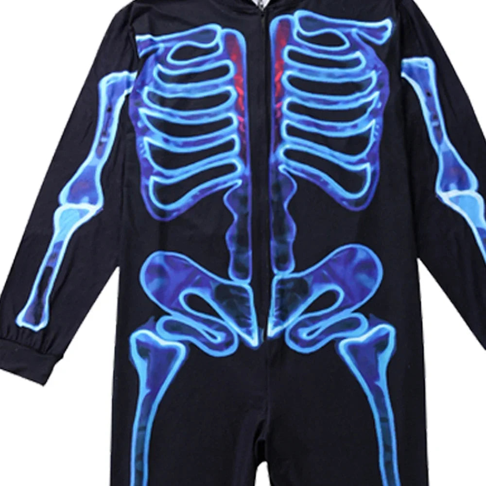 Halloween Pajamas- Family Neon Glow Skeleton Pajamas for Halloween- - Pekosa Women Fashion