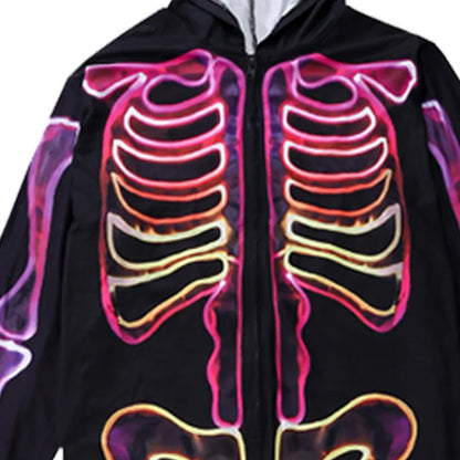 Halloween Pajamas- Family Neon Glow Skeleton Pajamas for Halloween- - Pekosa Women Fashion