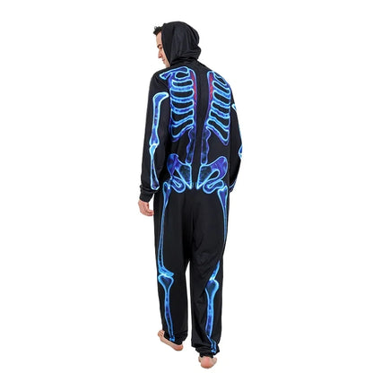 Halloween Pajamas- Family Neon Glow Skeleton Pajamas for Halloween- - Pekosa Women Fashion