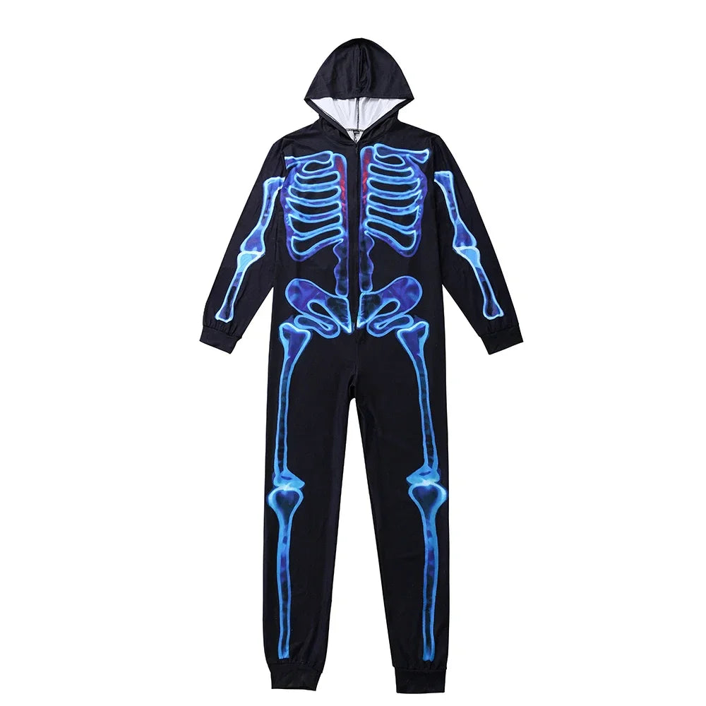 Halloween Pajamas- Family Neon Glow Skeleton Pajamas for Halloween- - Pekosa Women Fashion