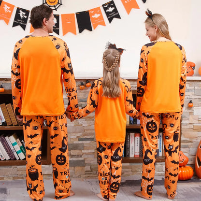 Halloween Pajamas- Festive Fall Spooky Season Pajamas for the Whole Family- - Pekosa Women Fashion