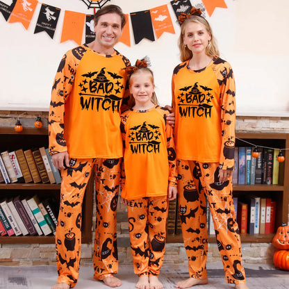 Halloween Pajamas- Festive Fall Spooky Season Pajamas for the Whole Family- - Pekosa Women Fashion