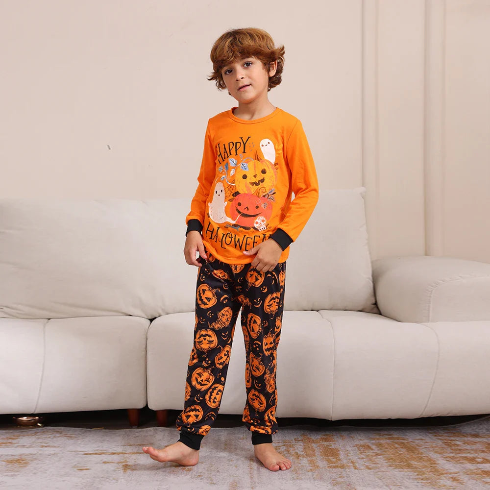 Halloween Pajamas- Happy Haunts Family Pajamas for Halloween Fun- - Pekosa Women Fashion