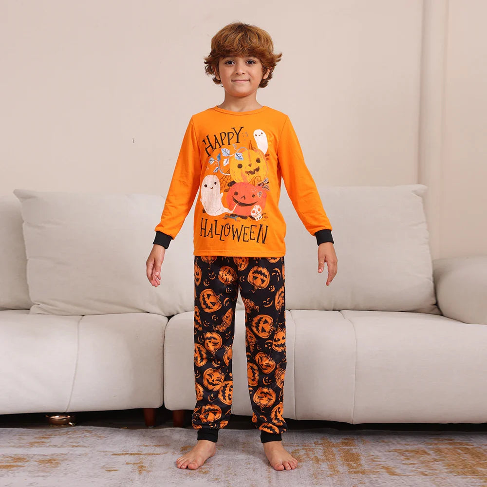 Halloween Pajamas- Happy Haunts Family Pajamas for Halloween Fun- - Pekosa Women Fashion