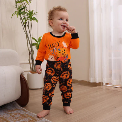 Halloween Pajamas- Happy Haunts Family Pajamas for Halloween Fun- - Pekosa Women Fashion