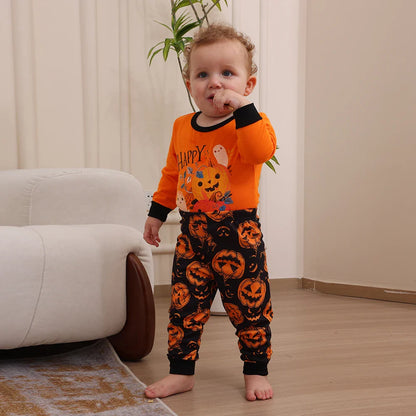 Halloween Pajamas- Happy Haunts Family Pajamas for Halloween Fun- - Pekosa Women Fashion