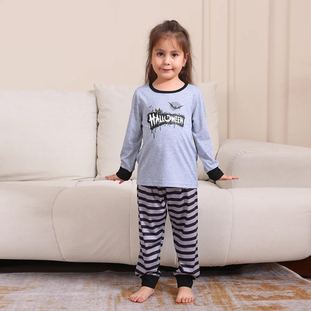 Halloween Pajamas- Haunted House Hangout Family Pajama Sets for Halloween- - Pekosa Women Fashion