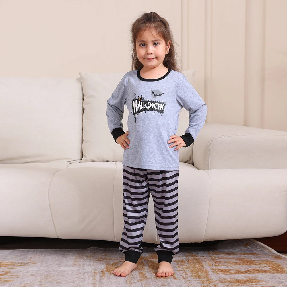 Halloween Pajamas- Haunted House Hangout Family Pajama Sets for Halloween- - Pekosa Women Fashion