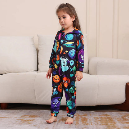 Halloween Pajamas- Monster Mash Pajamas Spooky Squad for Family Halloween- - Pekosa Women Fashion