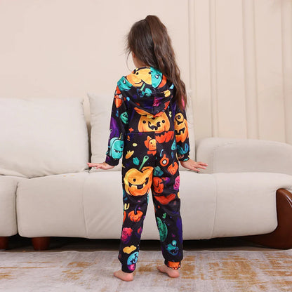 Halloween Pajamas- Monster Mash Pajamas Spooky Squad for Family Halloween- - Pekosa Women Fashion