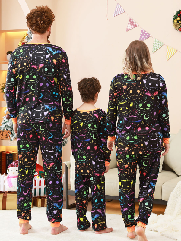 Halloween Pajamas - Pumpkin & Ghost Halloween Family Pajamas