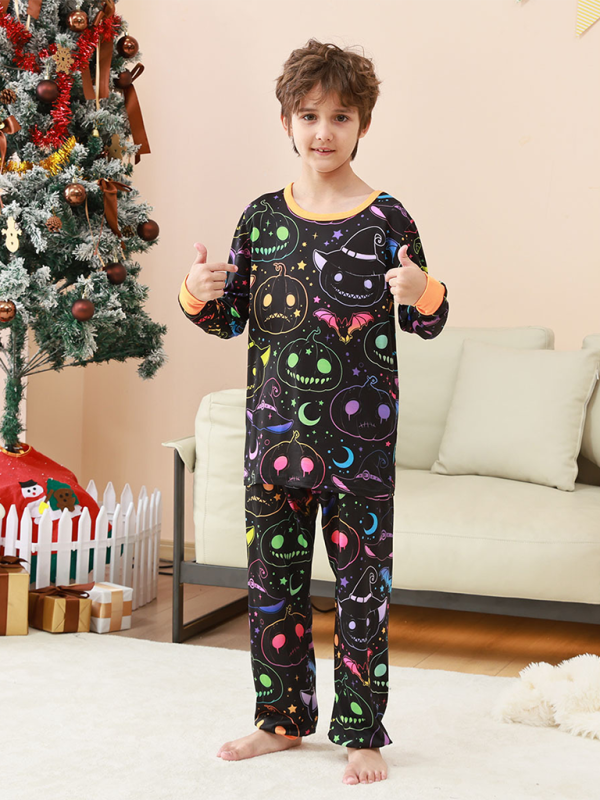 Halloween Pajamas - Pumpkin & Ghost Halloween Family Pajamas