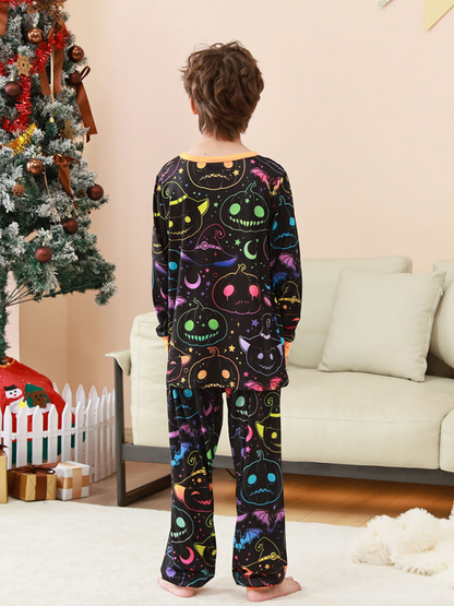 Halloween Pajamas - Pumpkin & Ghost Halloween Family Pajamas