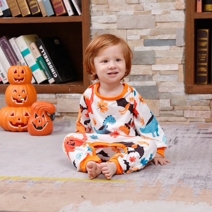 Halloween Pajamas- Spooky Boo & Bad Witch Family Pajamas for Halloween- - Pekosa Women Fashion