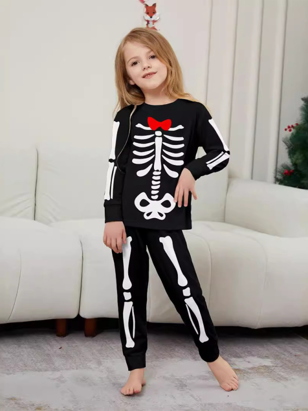 Halloween Pajamas - Spooky Family Matching Skeleton Pajamas for Halloween