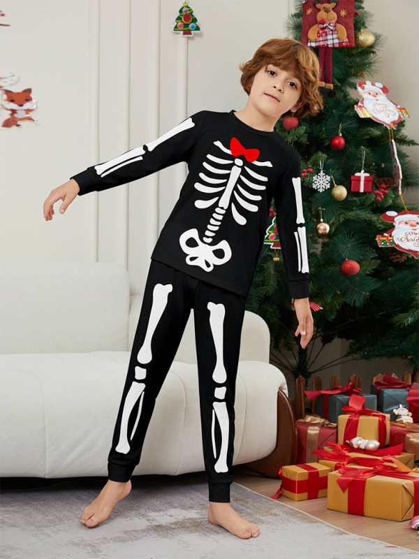 Halloween Pajamas - Spooky Family Matching Skeleton Pajamas for Halloween