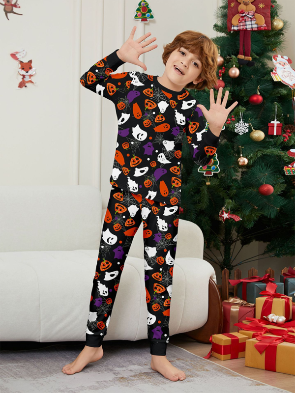 Halloween Pajamas - Spooky Ghosts Family Halloween Pajamas