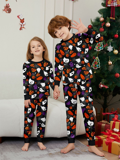 Halloween Pajamas - Spooky Ghosts Family Halloween Pajamas