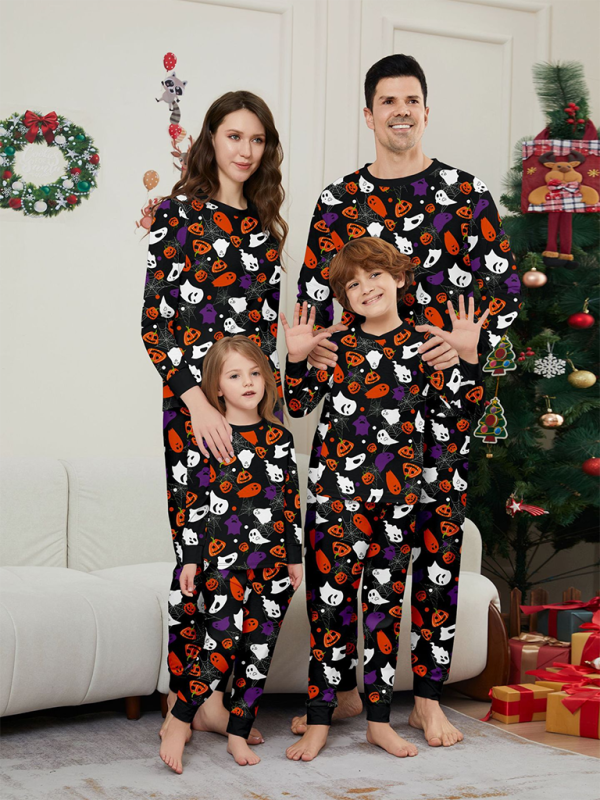 Halloween Pajamas - Spooky Ghosts Family Halloween Pajamas