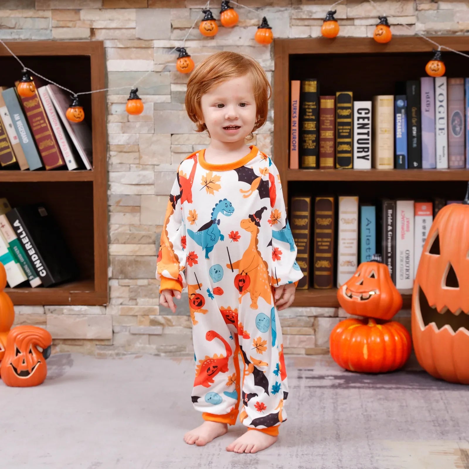 Halloween Pajamas- Trick or Treat Family Pajamas for Halloween Fun- - Pekosa Women Fashion