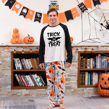 Halloween Pajamas- Trick or Treat Family Pajamas for Halloween Fun- - Pekosa Women Fashion