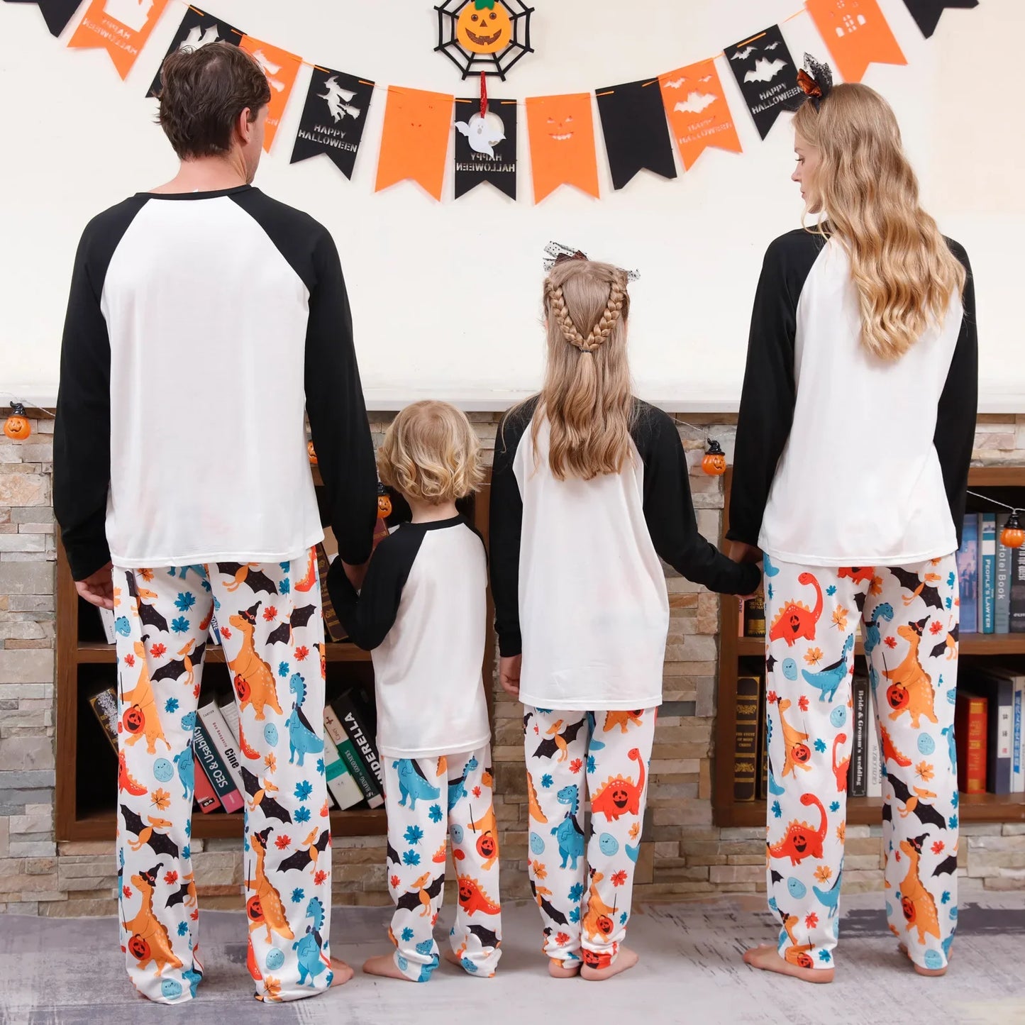 Halloween Pajamas- Trick or Treat Family Pajamas for Halloween Fun- - Pekosa Women Fashion