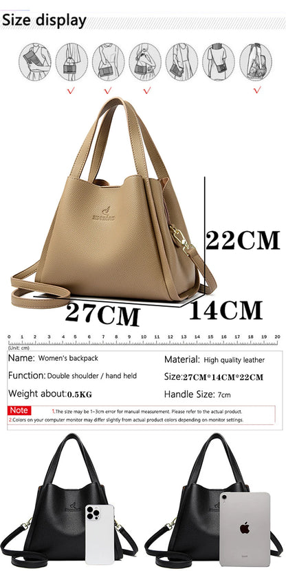 HandBags - Faux Soft Leather Top-handle Bags