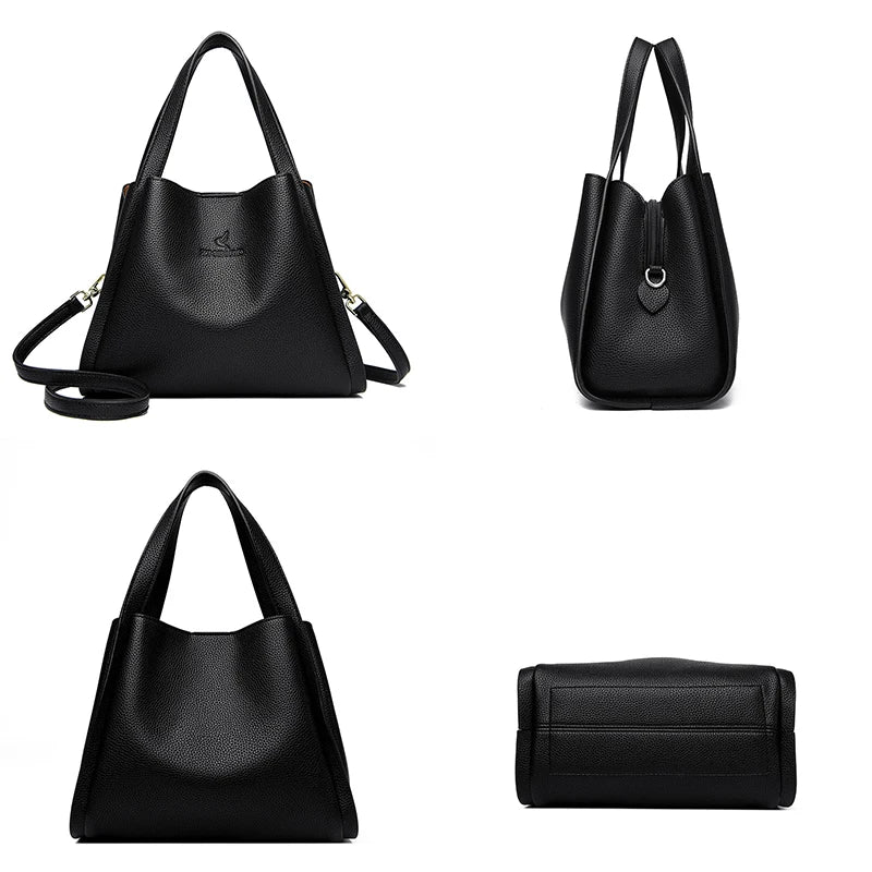 HandBags - Faux Soft Leather Top-handle Bags