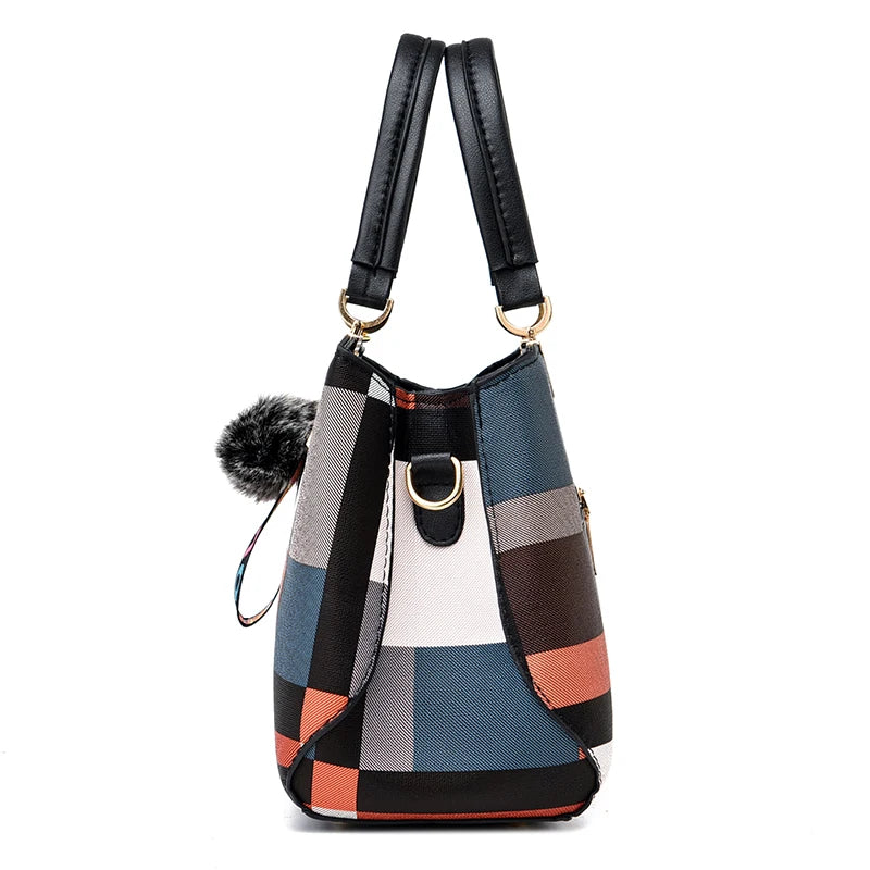 HandBags - Modern Urbanity Colorblock Tote Handbags