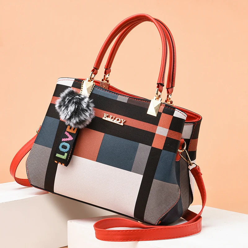 HandBags - Modern Urbanity Colorblock Tote Handbags