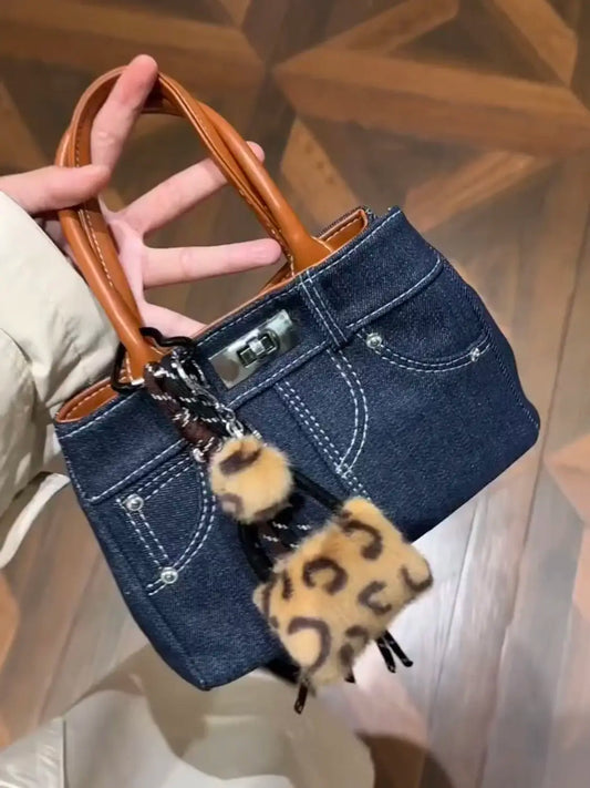 HandBags - Trendy Denim Shoulder Bag