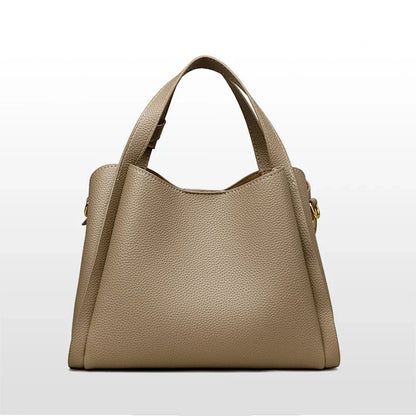 Handbags- Multi-Purpose Handbag Faux Leather Tote Bag for Work & Leisure- - Pekosa Women Fashion