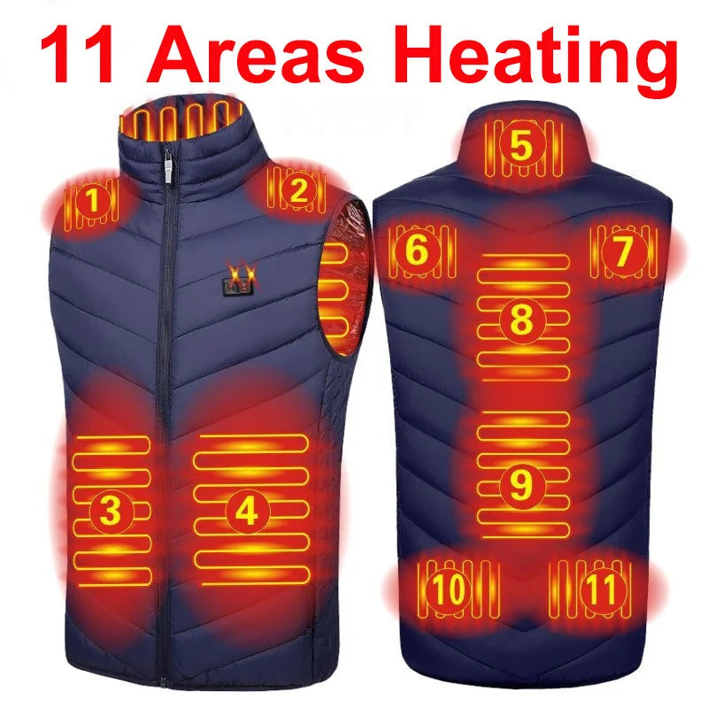 Heating Vests - Heat On-Demand Waistcoat USB Advanced Multi-Zone Heating Vest