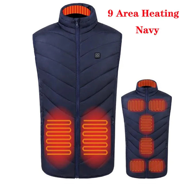 Heating Vests - Heat On-Demand Waistcoat USB Advanced Multi-Zone Heating Vest