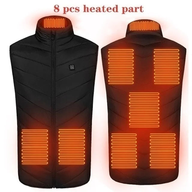 Heating Vests - Heat On-Demand Waistcoat USB Advanced Multi-Zone Heating Vest