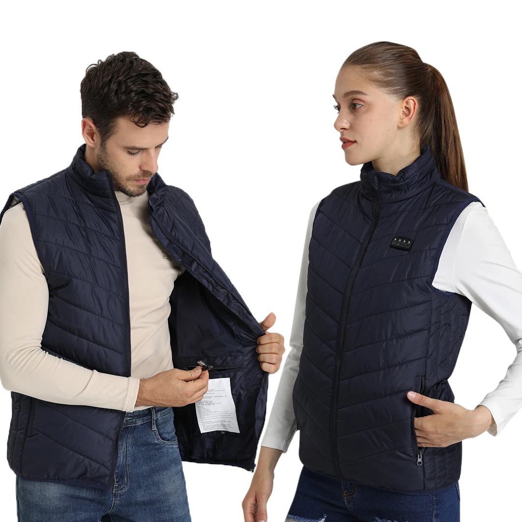 Heating Vests - Heat On-Demand Waistcoat USB Advanced 17 Zone Heating Vest