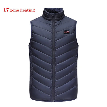 Heating Vests - Heat On-Demand Waistcoat USB Advanced 17 Zone Heating Vest